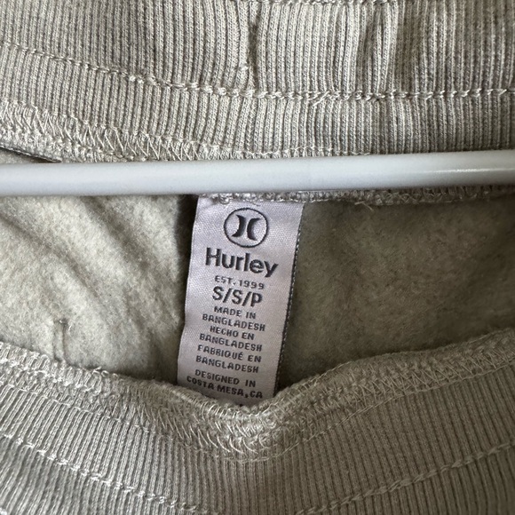Hurley Cream Sweatpants Comfortable Joggers - Picture 3 of 3